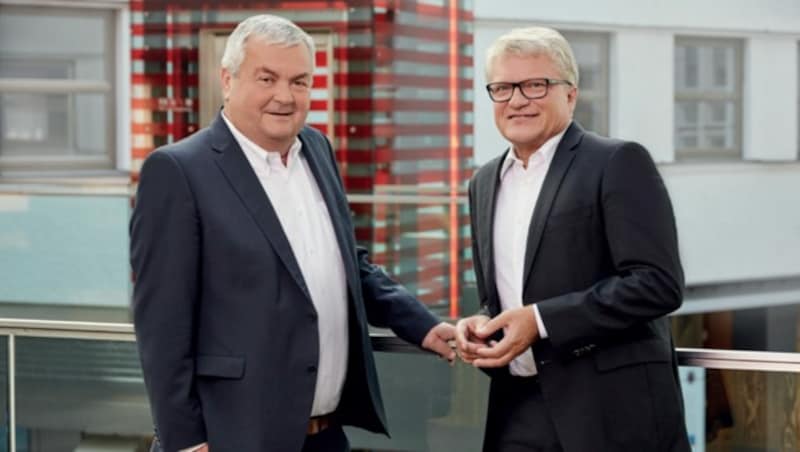 AKOÖ-Präsident Johann Kalliauer und der Linzer Bürgermeister Klaus Luger (Bild: FSG)