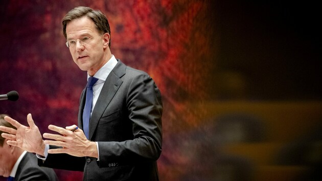 Der niederländische Ministerpräsident Mark Rutte (Bild: AFP)