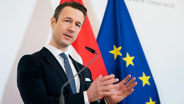 Finanzminister Gernot Blümel, ÖVP (Bild: APA/Georg Hochmuth)