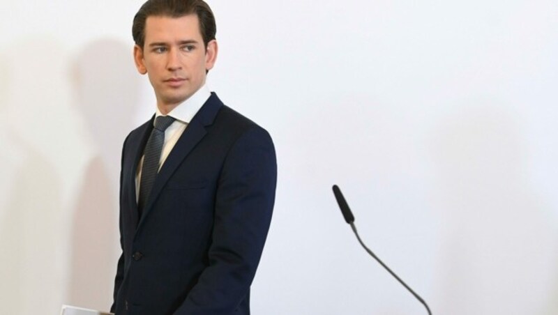 Bundeskanzler Sebastian Kurz (ÖVP) (Bild: APA/HELMUT FOHRINGER)