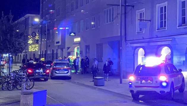 Tatort: Die Griesgasse im Bereich des Lokals „City Beats“ (Bild: Tschepp Markus)