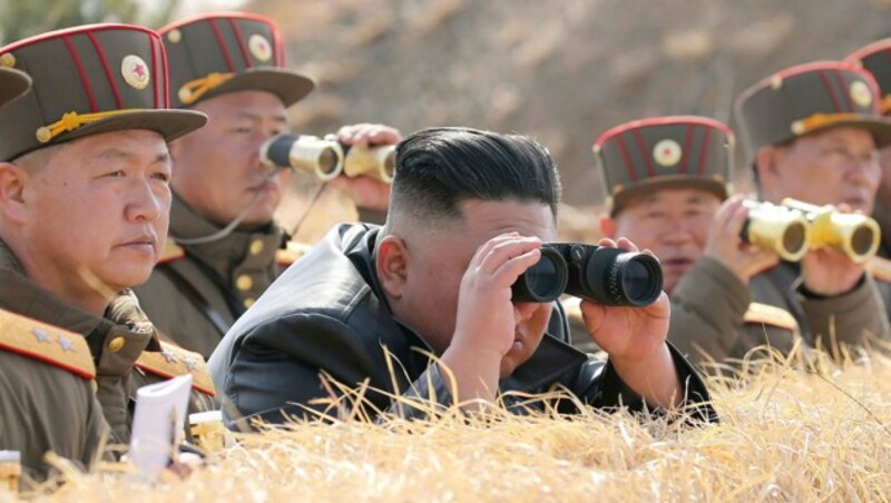 Nordkoreas Machthaber Kim Jong Un (Bild: AP)