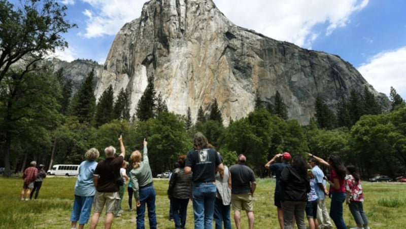 Der Yosemite National Park wurde für Besucher geschlossen. (Bild: AFP)