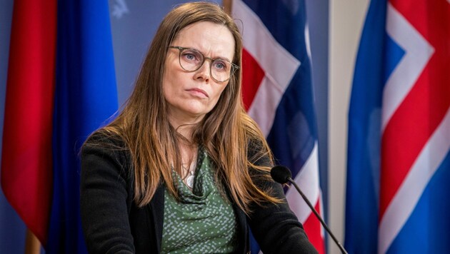 Katrín Jakobsdóttir (Bild: AFP)