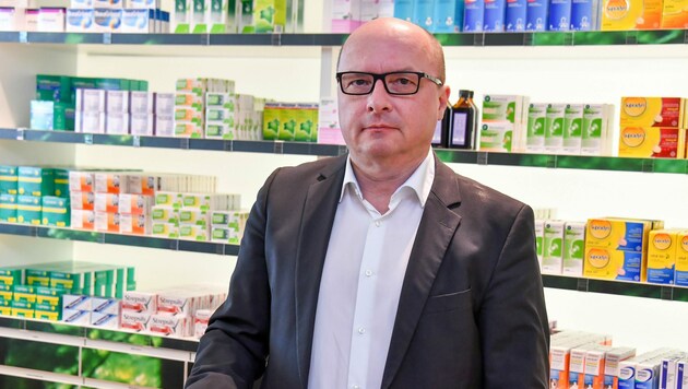 Thomas Veitschegger, Präsident der Apothekerkammer OÖ, ist Apotheker in Bad Leonfelden. (Bild: Harald Dostal)