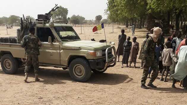 Soldaten der Armee im Tschad (Bild: AFP)