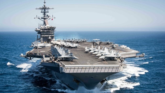 Die USS Theodore Roosevelt der US Navy (Bild: AFP)