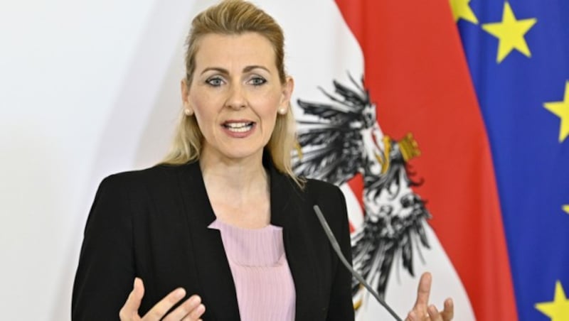 Familienministerin Christine Aschbacher (ÖVP) (Bild: APA/Hans Punz)
