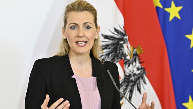 Arbeitsministerin Christine Aschbacher (ÖVP) (Bild: APA/Hans Punz)
