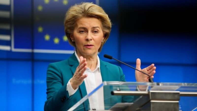 EU-Kommissionspräsidentin Ursula von der Leyen (Bild: AP)