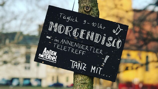 Morgendisco im Teletreff (Bild: Maria Reiner/Annenviertel)