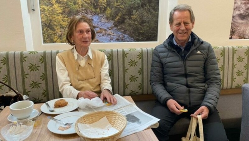 Gerlinde Hölzel (93) freut sich jetzt auf ihr Zuhause. (Bild: Hannes Wallner)