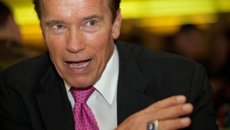 Arnold Schwarzenegger während seiner Zeit als Gouverneur von Kalifornien. (Bild: AFP)