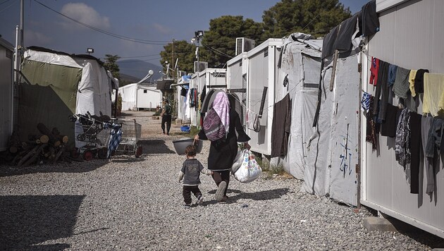 Camp Malakasa (Bild: AFP/Louisa Gouliamaki)