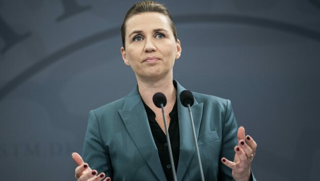 Die dänische Premierministerin Mette Frederiksen (Bild: AFP)