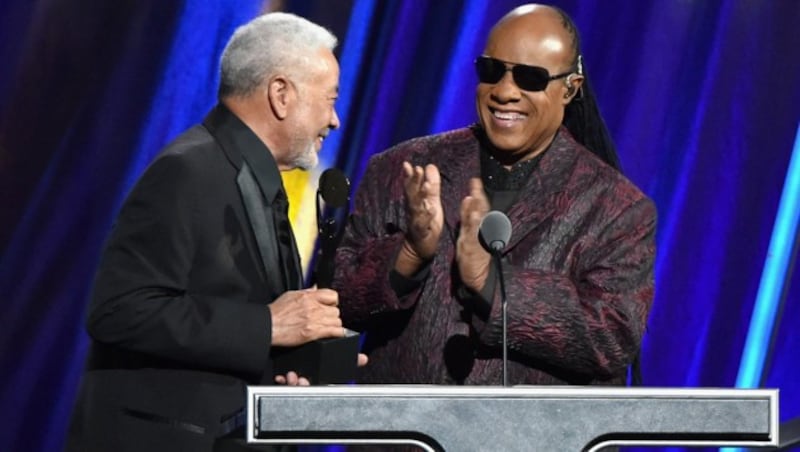 Stevie Wonder und Bill Withers (Bild: AP)