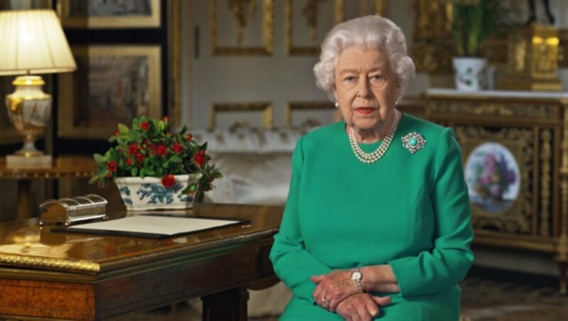 Queen Elizabeth II. hielt eine Rede an die Nation. (Bild: AFP)