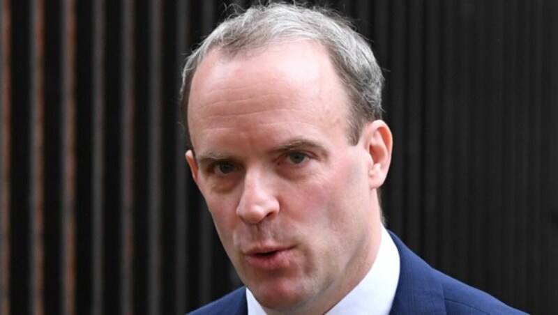 Der britische Außenminister Dominic Raab (Bild: AFP)