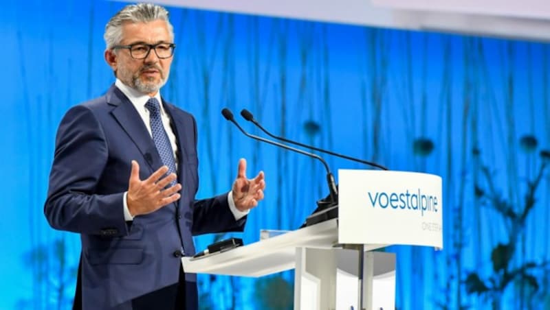 Voestalpine-Vorstandschef Herbert Eibensteiner (Bild: Harald Dostal)