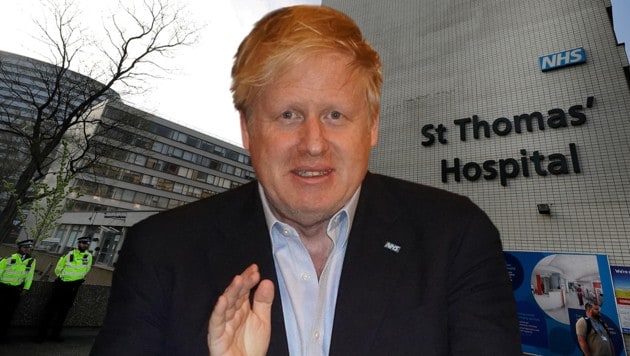 Der britische Premier Boris Johnson erkrankte im Frühjahr 2020 schwer an Corona. (Bild: APA/AFP)