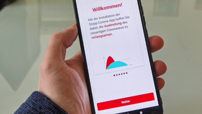 Nach der Installation begrüßt die App den Nutzer mit einer Kurzeinführung. (Bild: Dominik Erlinger)