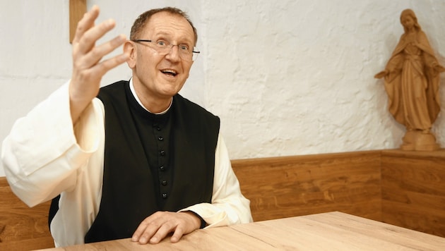 Pater Karl Wallner (57) (Bild: Reinhard Holl)