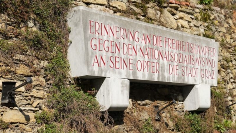 Eine Erinnerungstafel an den NS-Widerstand in Graz. (Bild: Sepp Pail)