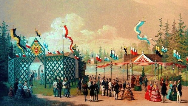 Kamen Kaiser Franz Joseph und Sisi zu Besuch, so wurde die ganze Stadt festlich geschmückt. (Bild: TAÖ)
