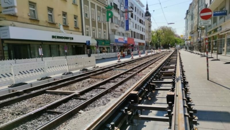 Zwischen Goethekreuzung und Bismarckstraße sind in Linz zu Ostern längst notwendige Sanierungen durchgeführt worden (Bild: ZVG)