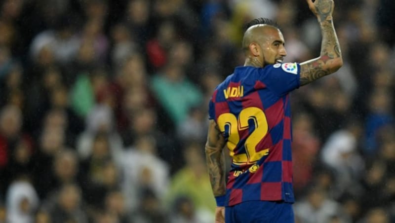 Arturo Vidal (Bild: APA/AFP/OSCAR DEL POZO)