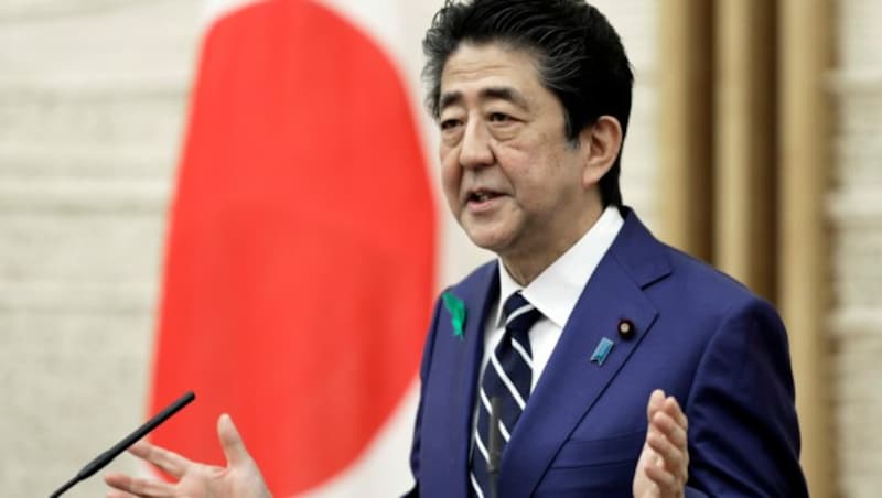 Japans Regierungschef Shinzo Abe. (Bild: AFP)