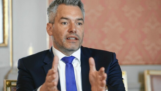 Innenminister Karl Nehammer (ÖVP) (Bild: Reinhard Holl)