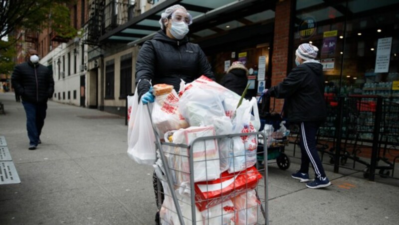 Die Millionenmetropole New York ist von der Corona-Pandemie besonders stark betroffen. (Bild: AP)