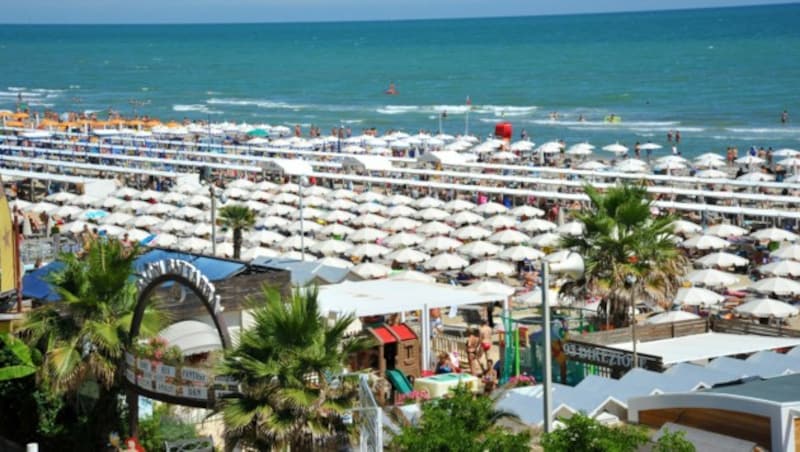 Der Badeort Riccione in Italien (Bild: ©Guido Nicora/stock.adobe.com)