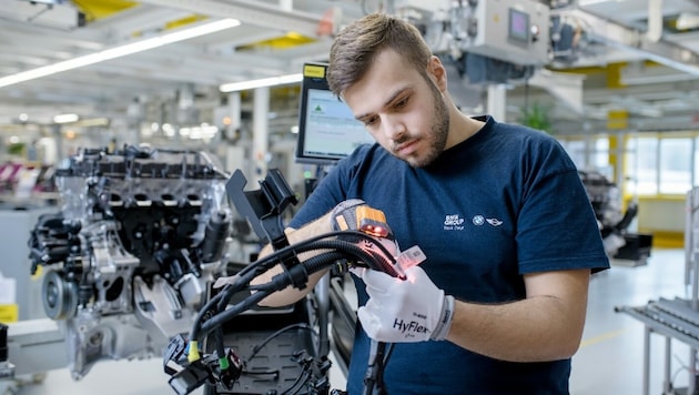 4500 Mitarbeiter sind im BMW-Werk in Steyr beschäftigt. Wann dort die Produktion wieder anläuft, ist noch offen. (Bild: BMW Steyr)