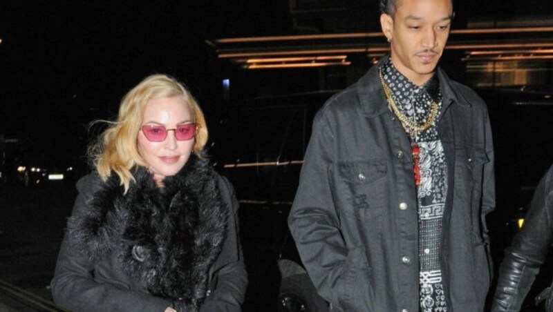 Madonna und ihr Toyboy Ahlamalik Williams (Bild: www.photopress.at)