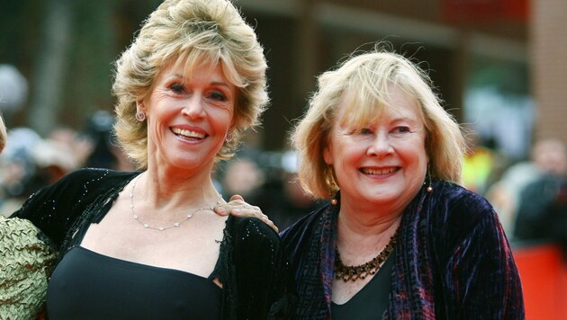 Jane Fonda und Shirley Knight 2007 beim Filmfest Rom (Bild: AFP)