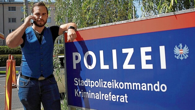 Roman Schwaighofer vom Stadtpolizeikommando Salzburg (Bild: ANDREAS TROESTER)
