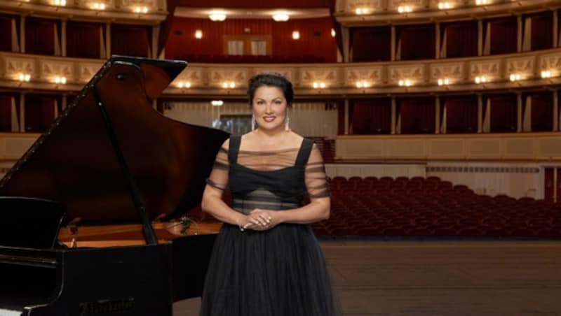 Anna Netrebko in ihrem zweiten Wohnzimmer, der Oper (Bild: ORF)