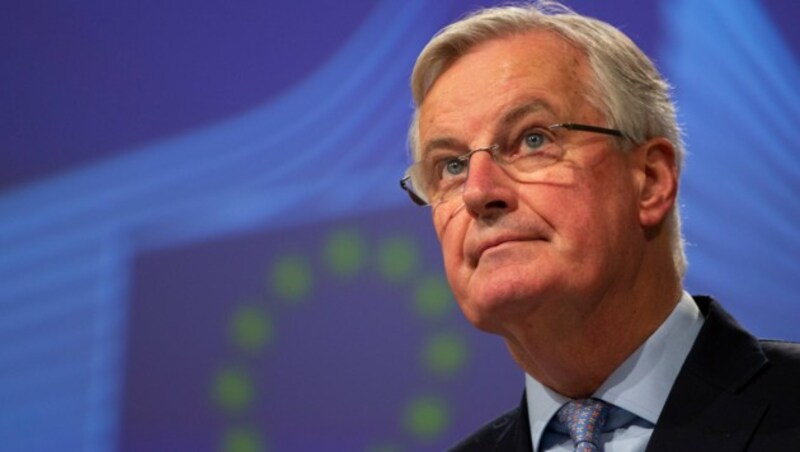 Der EU-Chefverhandler für die künftigen Beziehungen der Europäischen Union zu Großbritannien, Michel Barnier, war, genauso wie der britische Premier Boris Johnson, an Covid-19 erkrankt. (Bild: AP)