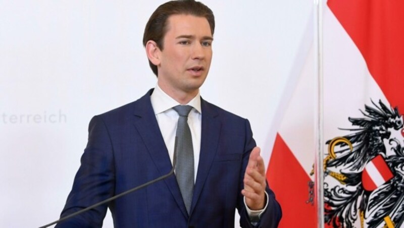 Bundeskanzler Sebastian Kurz (ÖVP) (Bild: APA/HELMUT FOHRINGER)