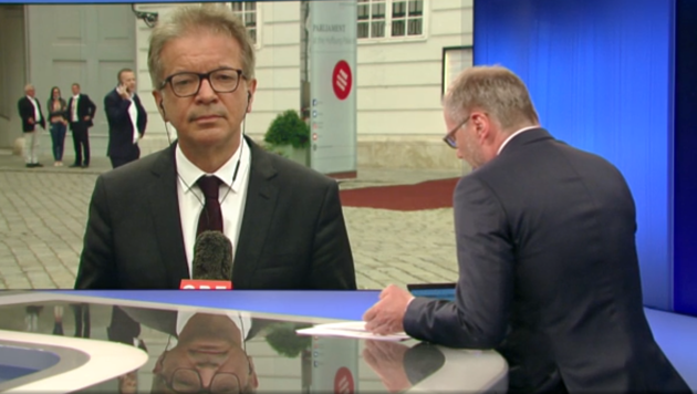 Am Dienstagabend war Gesundheitsminister Rudolf Anschober (Grüne) zu einem „ZiB 2“-Interview bei Armin Wolf zugeschaltet. (Bild: Screenshot ORF)