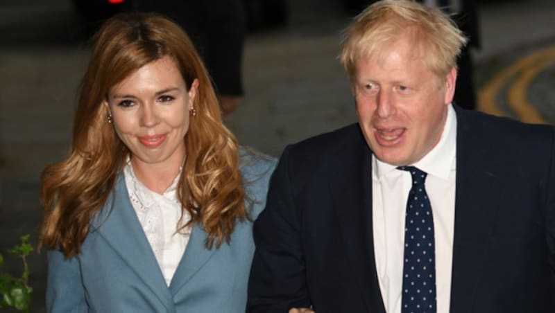 Boris Johnson und Carrie Symonds (Bild: AFP)