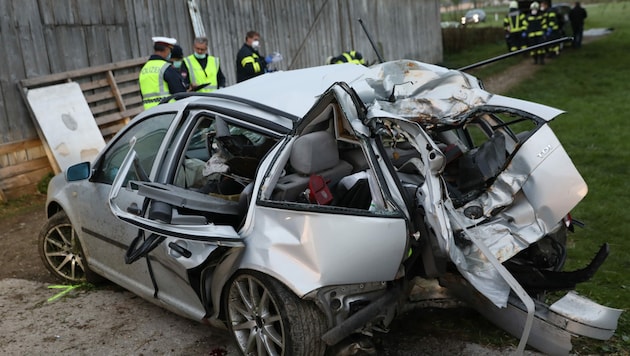 Bei diesem Unfall am 19. April wurden zwei junge Menschen getötet. (Bild: Matthias Lauber/laumat.at)