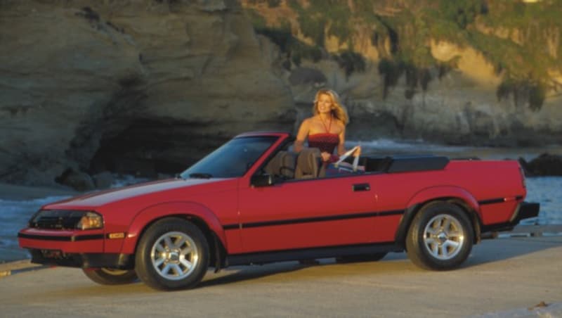 Recht eckig präsentierte sich 1982 die dritte Celica-Generation, die es auch als Cabriolet gab (Bild: Toyota)