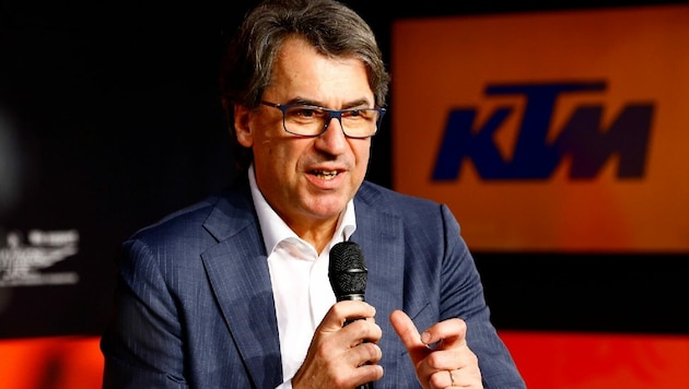 KTM - hier Vorstandschef Stefan Pierer - geht Schritt für Schritt wieder in den Normal-Modus (Bild: Gerhard Schiel)