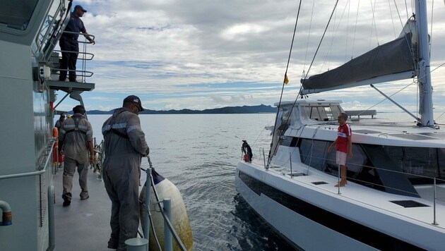 (Bild: Fiji Maritime Surveillance Rescue Coordination Centre (FMSRCC))