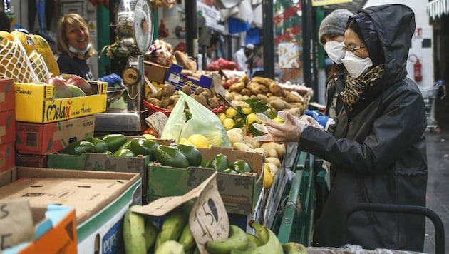 Besonders Lebensmittel sind erneut teurer geworden. (Bild: AP)