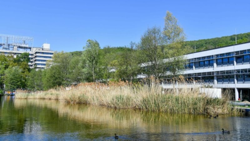 Blick auf einen Teil des JKU-Campus (Bild: © Harald Dostal)