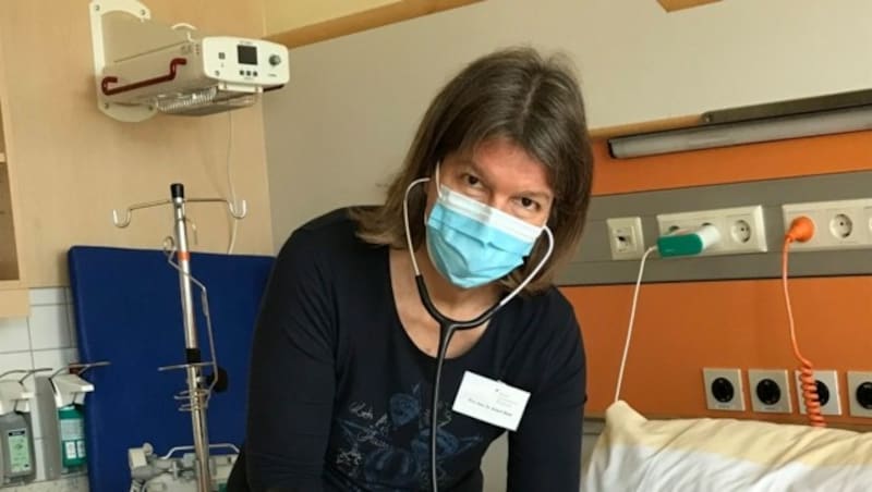 Ariane Biebl arbeitet als Infektiologin und Kinderärztin am Kepler Uniklinikum. (Bild: KUK)